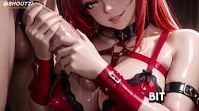 Kira (harem Girl) Gets Hard Deepthroat, Fucked and Facial Cumshot