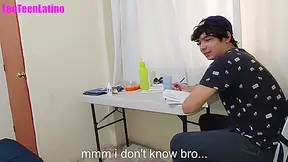 Straight Guy Cheats On His Girlfriend And Asks His Twink Friend To Suck His Big Cock - Leo & Raul