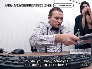 LOAN4K. Massage cuties are truly skilful in the office sex! Hawt sex with Asandra Dewy