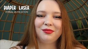 DIAPER LOSER VERBAL HUMILIATION