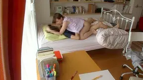 Hot Japanese darling amazes stud with wild cock riding