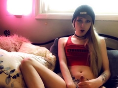 Small tits shemale bonked by 2 horny guys