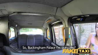 Spanish teen with a nice arse gives a wild ride in a taxi