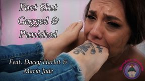 Foot Slut Gagged & Punished