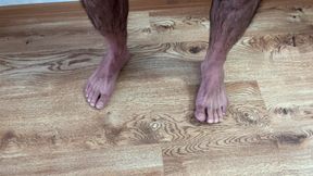 Funny Solo Male Earl Smile Tease in a Hotel Room - Hairy and Sensual