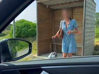 Massive Bazookas Chick Can’t Pay Taxi, Ends Up Getting Destroyed & Gulping Down Cum