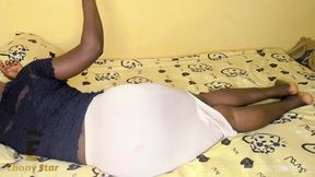 New African Couple in Amateur Porn with Tenderness, Creampie
