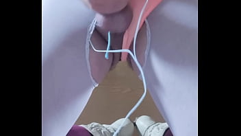 E-stim cumshot