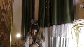 Cute 18yo Asian cheerleader gets caught in porn casting