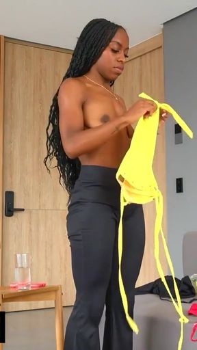 Tight Ebony Latina Fitness Model Slammed Rough By BWC Producer In Audition   Clip 1