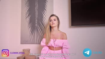 Miss Ellie Moore - Ellie's Debut: Virgin Step Sis POV Cumshot in 60FPS