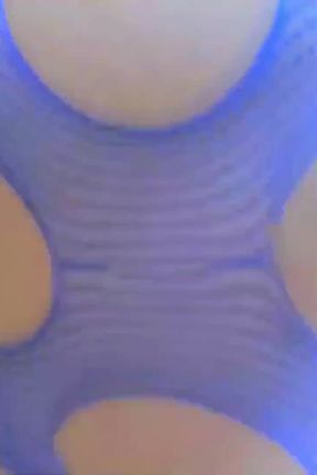Hungry Mature Chubby Wife Enjoying Double Penetration with Havaian Dildo, Massive Creampie