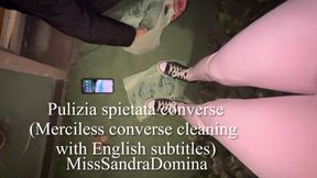 Pulizia spietata converse (merciless converse cleaning english subtitles)