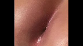 Black balls inside my ass