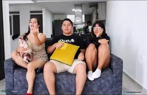 Latina couple swaps and wild fuck in the bedroom