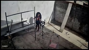 Bruna Black levando rola na obra com Richards Oliver &ndash_ creampie vaginal e golden shower dela se mijando!