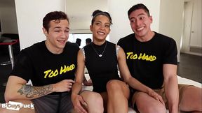 Super Hunk Kendrick Splits Jayden'_s Tight Ass With His Monster Cock Before Pounding Laylani!