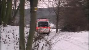 Horny Lesbians with Girls Pleasuring Themselves with Dildos in the Ambulance