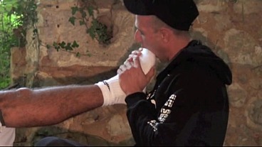 smell my sneakers and suck XXL COCK of MATT SURFER