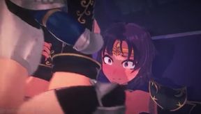 The princesa being fucked by his hero