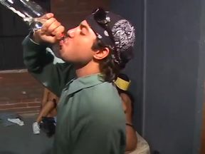 Five angry cunt pokers decided to give a good lesson cardboard dweller