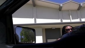 Watch her as she goes all-out to pleasure her costar and give his cock a tight squeeze...