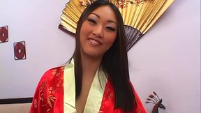 Evelyn Lin is going to be letting you see a couple close up views of her giving her...