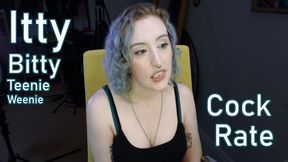 ITTY BITTY TEENIE WEENIE - Femdom POV SPH Cock Rate by Miss Faith Rae with Candid Honesty and Teasing Humiliation - HD 1080p MP4