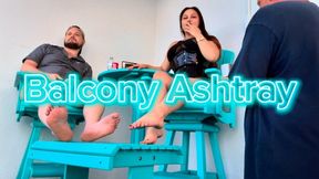 Balcony Ashtray: Ignored by the Smoking Power Couple - 4K