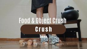 Crushing eggshells with very high heels (E)