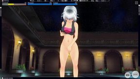 3D Hentai Athlete Masturbates and Cums