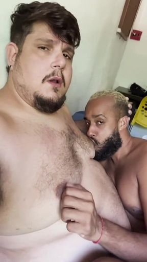 Big Breasts Being Sucked by the Best Sucker.