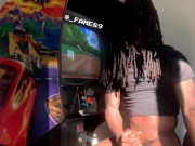KingFame stroking on Arcade Game