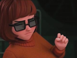 Scooby Do Velma screwed by several ghost dongs