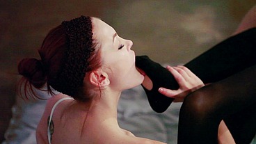 With her ass on the line, Tyler Knight knows that this performance demands her full attention