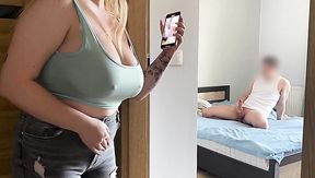 My Busty Stepsis Gets Curious in a Private Moment Gone Wild