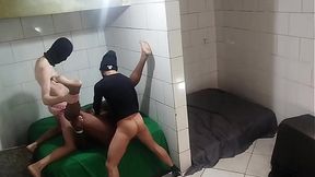 sexy chaos in the party dressing room with a wild group sex