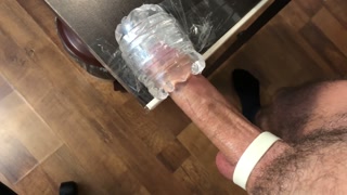 Moaning Amateur Guy Slowly Fucking Fleshlight Huge Load - 4K