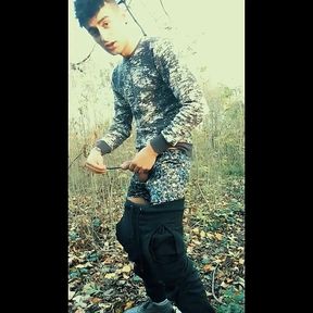 Sounding Outdoor Huge Cock