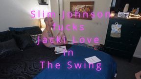 Slim Johnson fucks Jacki Love in the Swing (1080p)