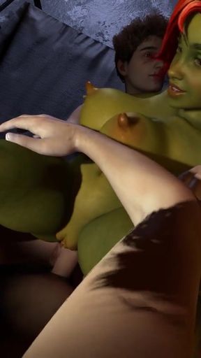 Goblin Girl Double Penetration   Clip 2