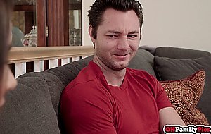 Bro banging his chubby stepsisters epic tits and cunt