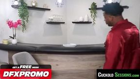 Intense Cuckold Experience: Watch as a Stunning Redhead Pleasures Realtors While Her Partner Looks On