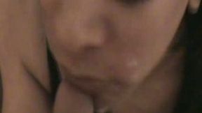 Brunette Latina prostitute named Conchita gives me a blowjob