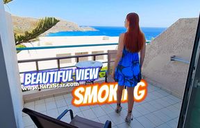 Beautiful View Smoking