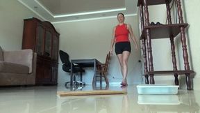 hitting a finger with a hammer a