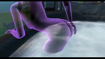 My ghost girlfriend and I were in a pool and we made it really good.