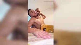 Muscular Colombian Neighbor Records Himself Barebacking a Friend