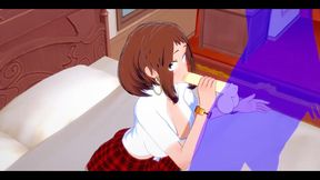 My Hero Academia Hentai - Uraraka Blowjob and Fucked - Japanese Asian Manga Anime Film Game Porn