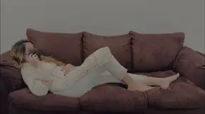 Busty blonde wife cheats on husband with friend